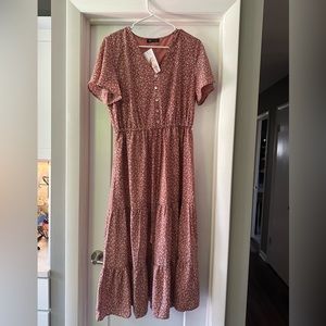 Knee Length Floral Dress